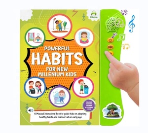 หนังสือเสียงอัจฉริยะสำหรับเด็กที่จะเรียนรู้สอนนิสัยพื้นฐานมารยาทบนโต๊ะลักษณะทางสังคมอย่างสนุกสนานแบบโต้ตอบ - Product Image 1