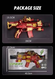 Pistola eléctrica de juguete de agua roja para niños, Material plástico ABS, nuevos efectos de luz y sonido, certificado CPC para juegos al aire libre - Product Image 5