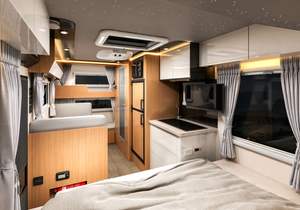 Caravane de voyage confortable tout-terrain avec toit rigide, télévision intégrée, caravane de luxe pour voyages en famille - Product Image 4