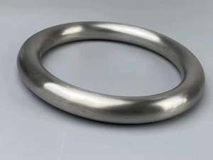 Anneau de suspension en acier de haute qualité, anneau de gymnastique avec sangles réglables, métal solide, cercle <span class=keywords><strong>rond</strong></span> soudé, anneau sans couture - Product Image 3