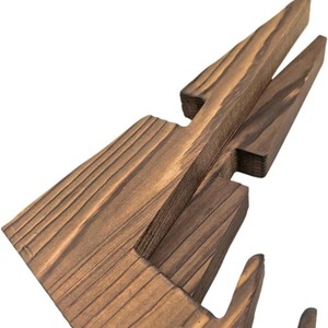 Solid Wood Multi Purpose <b>Stand</b> For Books Recipe Vinyl <b>Tablet</b> Desktop Display Rack - Product Image 3
