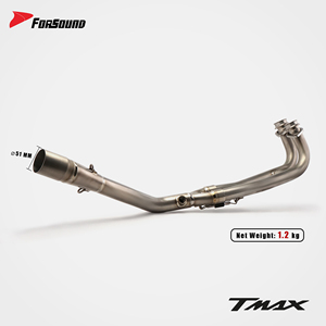 Tubo de Escape para Motocicleta Yamaha <span class=keywords><strong>TMAX</strong></span> 560, <span class=keywords><strong>Precio</strong></span> de Fábrica Forsound, Sistema de Tubo Frontal y de Conexión Media - Product Image 3