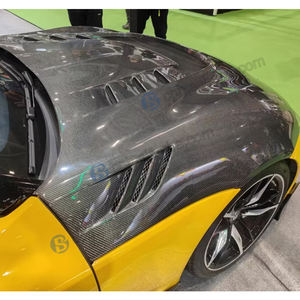 Capot moteur en fibre de carbone style V S GR personnalisé pour <span class=keywords><strong>Toyota</strong></span> <span class=keywords><strong>Supra</strong></span> A90 <span class=keywords><strong>MK5</strong></span> 2021 2022 – Amélioration du capot moteur – Vente en gros - Product Image 4