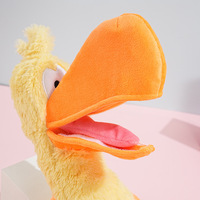 Jouet sonore pour chien en forme de toucan, dissimulant des friandises, pour l'auto-amusement et le soulagement de l'ennui, résistant aux morsures et aux grincements des dents, avec son couinement