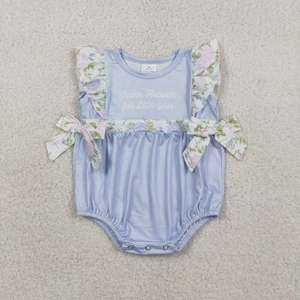 Romper de Verano para Bebés Niñas, de Alta Calidad, Algodón Suave, Color Verde, Manga Corta, Diseño de Burbujas, Estampado Animal, Estilo Lindo, Envío Inmediato, Venta al Por Mayor - Product Image 3