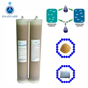 Cartucho de resina de filtro de agua ultra pura de Automatización/resina de filtración de agua RO para sistema de agua desionizada