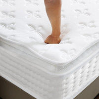 Orthopädische Hotelmatratze Doppelbett Twin Full Queen King Size Latex Memory Foam Hybrid Vakuumkomprimierte Taschenfederkernmatratze in einer Box
