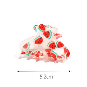 Ravissantes pinces à <span class=keywords><strong>cheveux</strong></span> en forme de fruits tropicaux, <span class=keywords><strong>couleur</strong></span> été <span class=keywords><strong>2022</strong></span>, clips à <span class=keywords><strong>cheveux</strong></span> transparents en acrylique, petites pinces à <span class=keywords><strong>cheveux</strong></span> pour femmes - Product Image 5