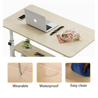 Table de Couture Pliable pour Travail de Bureau, Bureau d'Angle, Pieds Extensibles, Haute Réglable, Table de Couture Pliable