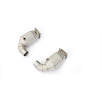 MPER pour Porsche 991 Turbo 2013-2019 Downpipe sport en acier inoxydable avec bouclier thermique, mise à niveau turbo Plug and Play