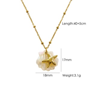 Collana di gioielli di moda in oro placcato 14k placcato in oro non appannato - Product Image 6