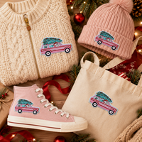 Patchs brodés thermocollants de Noël pour femmes, personnalisables par le fabricant, patchs tissés brodés, patchs de style DIY