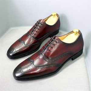 Zapatos de Vestir de Cuero para Hombre, Mocasines Casuales con Punta, Zapatos Oxford Formales, Calzado de Moda, Mocasines Planos Casuales - Product Image 3