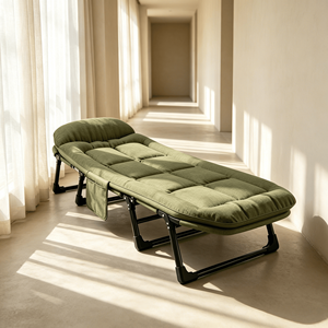 Lit de camp pliant moderne, compact et ultraléger en acier pour la randonnée, le camping, <span class=keywords><strong>les</strong></span> situations d'urgence et <span class=keywords><strong>les</strong></span> chambres d'hôtes - Product Image 3