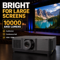 Projecteur laser 3LCD professionnel ODM d'usine de 10 000 lumens avec déplacement de lentille motorisé pour des expositions muséales immersives