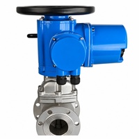 Vanne à opercule à bride en acier inoxydable CF8 316 PN16 Classe 150, actionnée électriquement intelligente, avec joint EPDM pour le traitement de l'eau