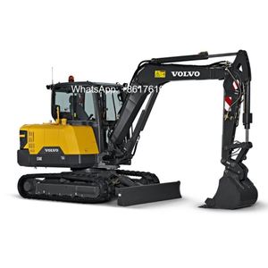 Excavadora de Orugas Volvo Ec60 Fabricada en Corea del Sur, Excavadora Económica de 6 Toneladas, Pala sobre Orugas Volvo 60 en China a Precio Económico - Product Image 1