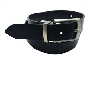 Cinturón de Cuero PU de Doble Capa para Negocios, Estilo Casual, con Hebilla de Aleación, de Alta Calidad, Diseño Personalizado, Ancho de 3.0CM, Ajustable - Product Image 3