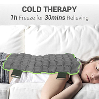 Pack de gel chaud et froid en tissu doux réutilisable pour le dos et les jambes Pack de thérapie chaude et froide Grande poche de glace