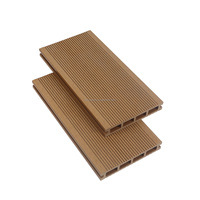 Planche de terrasse en WPC moderne antidérapante et imperméable, surface en grain de bois de teck massif, système de clic, garantie 5 ans Sayruo, ignifuge, respectueux de l'environnement