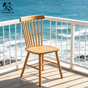 Silla de bar ecológica de madera, nueva moda, muebles de comedor, precio económico, venta al por mayor de fábrica, MOQ bajo, personalizable. - Product Image 1