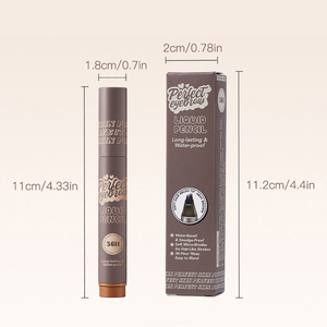 <span class=keywords><strong>Crayon</strong></span> à sourcils liquide waterproof 36H, pointe fourchette, effet poil à poil, longue tenue, anti-bavures, microblading, maquillage naturel, OEM ODM - Product Image 6