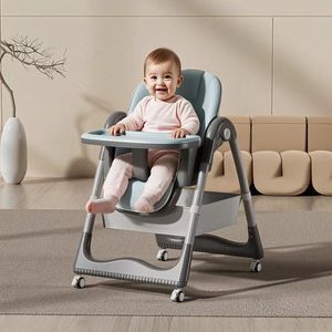 Chaises hautes pliables portables pour bébé, élégantes et économiques, pour l'allaitement, le sevrage, la coiffure, la plage et les repas - Product Image 5