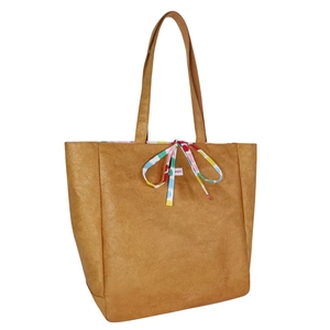 Bolsa de Papel para Llevar al Hombro, Ecológica, Reversible, Lavable, Personalizada, de Papel Kraft, WDupont Tyvek - Product Image 1