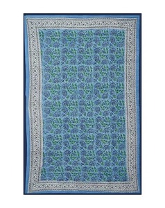 Bloque bohemio tradicional Impreso Edredón Bloque de mano Impreso Cubierta de cama Edredón hecho a mano de Rajasthan - Product Image 3