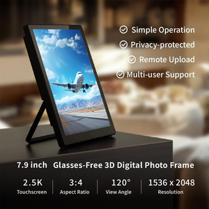 Marco de Fotos 3D con IA de 7.9 Pulgadas, Marco <span class=keywords><strong>Espacial</strong></span> Inteligente, de 2D a 3D Vívido sin Gafas, Marco 3D a Simple Vista para la Creatividad de los Niños - Product Image 2