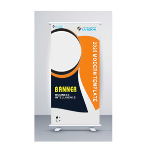 Uv cuộn lên biểu ngữ in ấn với nhôm đứng trong nhà quảng cáo hiển thị Việt Nam in ấn nhà máy - Product Image 4