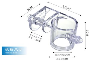 Abrazadera de Fijación para Tubería de Agua Transparente de Acrílico Walkingfarm para Tubo de Agua TY3-3-1 - Product Image 3