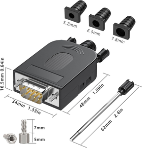 Rs232 Adapter Converter <b>Router</b> Circular Connector to Rs232 Connector - Product Image 2