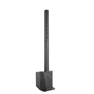 Portable Floor Standing Powered active Karaoke 300W Array Column Speakers Sound System With LED Light