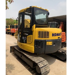 รถขุดขนาดเล็ก Komatsu PC78US-6 มือสองจากญี่ปุ่น พร้อมใบมีด น้ำหนัก 7.8 ตัน รถขุด Komatsu PC78US-6 มีสินค้าในสต็อก - Product Image 1
