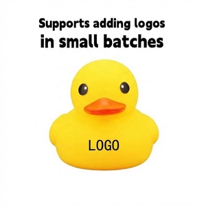 Hot Sale Custom With Logo Low Price and Low MOQ Promotional Gift and Shape Mini RubberDuck Wholesale Kid Toys Sound Expression - Product Image 2