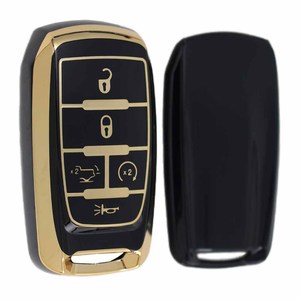Huanyue Car Key Cover Tpu For Jeep Cherokee 2021 2023 Dodge Journey Rma Customizable Color And Image - Product Image 2