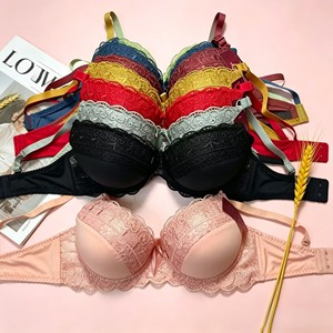Modelo AS001 de $1.3, Talla 38-44B, Sujetador de Encaje con Cobertura Total para Mujeres Africanas con Pechos Grandes, Sujetador de Copa Completa para Adolescentes y Chicas - Product Image 5