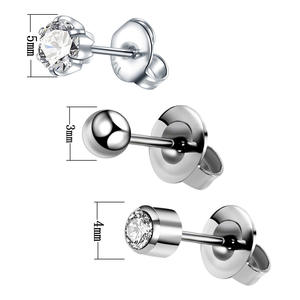 <span class=keywords><strong>Pistolet</strong></span> de perçage d'oreille stérilisé jetable sans kit de machine de perçage de douleur Cartilage <span class=keywords><strong>Tragus</strong></span> Piercing de lobe d'oreille corps de goujon d'oreille intégré - Product Image 5