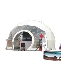 Tente d'extérieur à dôme géodésique au meilleur prix, hôtel maison camp coupe-vent avec salle de bain à vendre