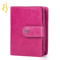 Portefeuille à trois volets multi-cartes d'affaires de haute qualité Porte-monnaie pour passeport Porte-billets Portefeuille en cuir véritable