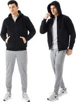 Sweat-shirt à capuche unisexe personnalisé en molleton épais avec fermeture éclair, motif toile imprimé en relief, écologique, pour l'automne