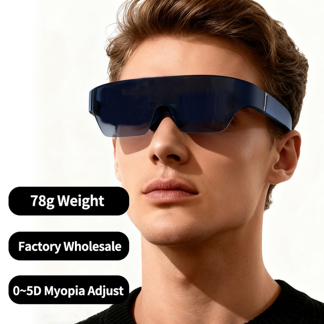 Oem Custom Ar Smart Glasses - High-Res Augmented Reality Glasses Micro-Oled Display Voice Control Spatial Mapping Lightweight