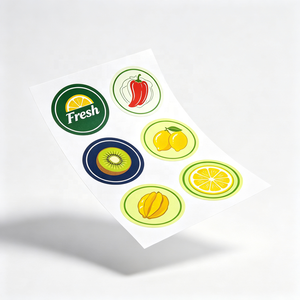 Etiquetas Autoadhesivas Personalizadas en Rollo, Impermeables, Impresas en Seis Colores, Transparentes, para Sellado - Product Image 1