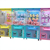 Vente chaude Usine Fourniture Directe En Peluche Poupée Grue Machine Aire De Jeux Centre Fabricant Anglais Langue Griffe Machine