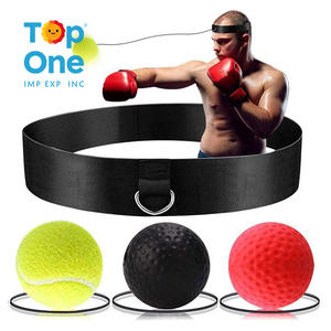 Top One vente en gros vitesse exercice réflexe boxe poinçonnage balle ensemble tête montée bande combat réponse bande pour boxe réflexe - Product Image 1