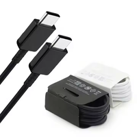 Cable de Carga Rápida PD de 60 W Tipo C a Tipo C para Samsung S20 S21 S22+ Flip3, Cable USB C