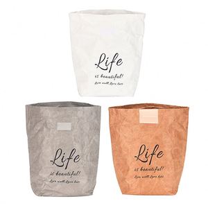 Bolsa Térmica Plegable de Kraft Tyvex para Almuerzo, Bolsa de Reparto de Aluminio, Muestra Gratis, Gran Venta - Product Image 2