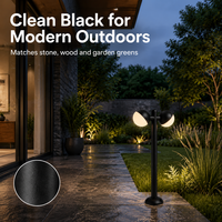 Lampe de jardin LED moderne personnalisée 24W, éclairage extérieur à LED haute efficacité et économie d'énergie pour hôtels et complexes hôteliers, fabricant pour les acheteurs