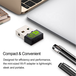 Carte réseau USB sans pilote, adaptateur WiFi, carte réseau <span class=keywords><strong>Wifi4</strong></span>, adaptateur WiFi 802.11n, <span class=keywords><strong>Wifi4</strong></span> sans fil, mini adaptateur USB 150M - Product Image 3